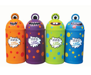 Litter bins for schools and playgrounds