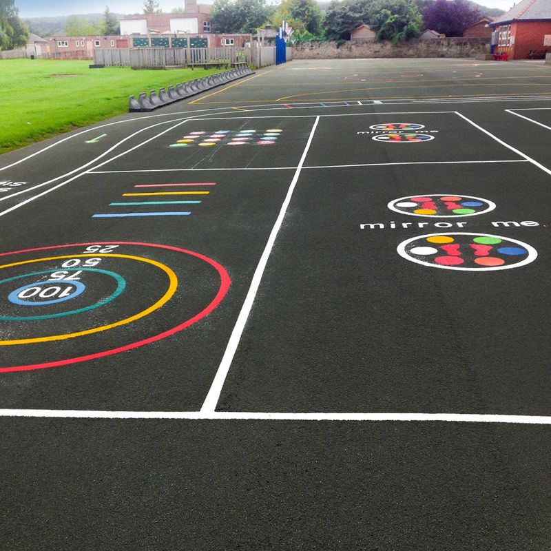 Images for Colourful new playground markings for primary school