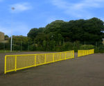 Vandal resistant steel tennis nets, Lascelles Park Luton
