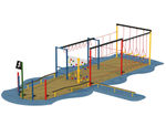 Outdoor play pirate ships and boats