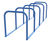 Galvanised steel cycle stands 1