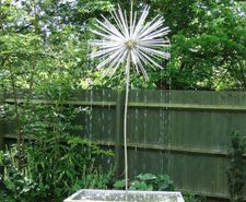 Allium water feature sculpture