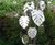 Cheese Plant stainless steel sculptures 2