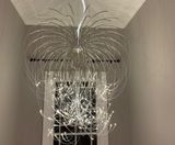 Organic stainless steel and fibre optic pendant light - on this page