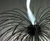 Organic stainless steel and fibre optic pendant light 4