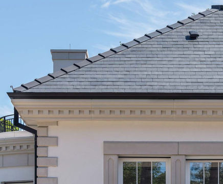 CUPA 18 - grey slate roof tiles with smooth surface