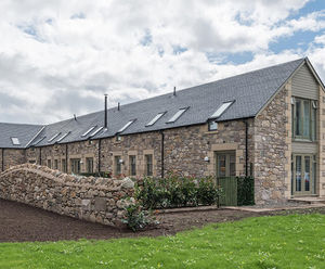 Extra-thick roof slates for Scottish farm conversion