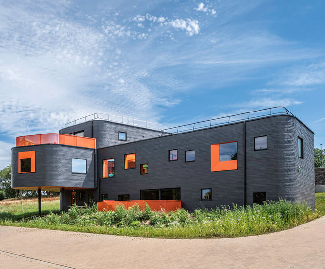 Natural slate buildings for back-to-school motivation