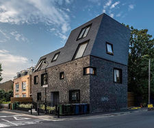 Natural slate rainscreen cladding for contemporary house