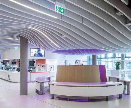 Baffle ceilings