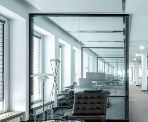 Glass partitions