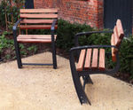 Vivanti one-seater chair with backrest for eldery users