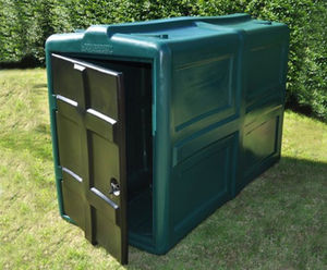 Lockerpod+ 100% recyclable cycle locker - up to 4 bikes