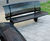 Piano - galvanised, coated steel bench 3