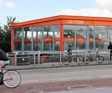 Multi-level cycle hub for Leyton, London