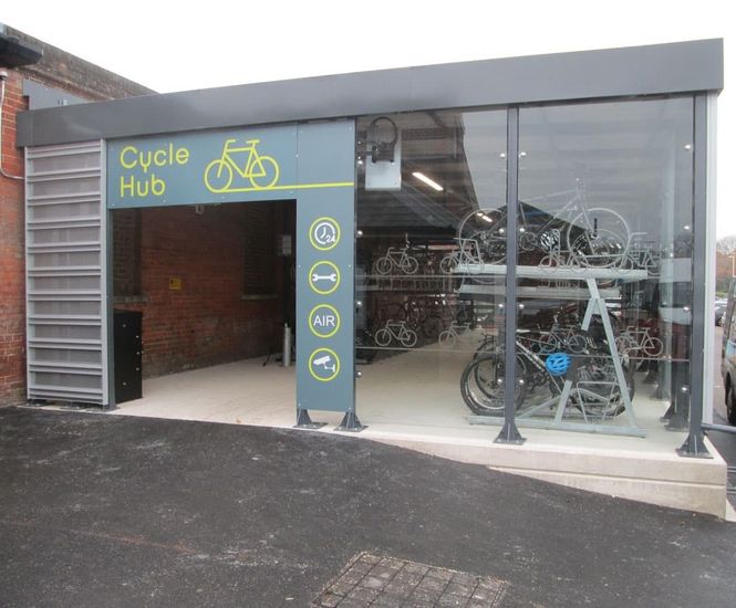 Eight cycle hubs for South West Trains