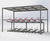 Cambridge - modular steel shelter for two-tier cycle storage (24 bikes) 1