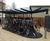Cyclepod -  recycled plastic space-saving, secure cycle storage for 8 bikes 2