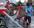Easylift Premium gas-assisted two-tier cycle rack 1
