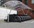 Newcastle - extra-wide, high-capacity steel cycle shelter with PET canopy 2