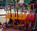 Scooterpod - recycled plastic scooter storage for schools and nurseries - on this page