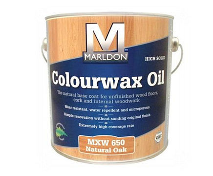 MARLDON Colourwax oil - 0.125 and 2.5 litre sizes