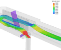 Inlet flow design optimisation using CFD modelling