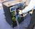 Space-efficient and splash-proof chemical dosing skid 0