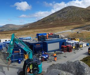 Water treatment plant at Reservoir Improvement Works