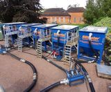 Three-stage chemical dosing and solids removal - on this page