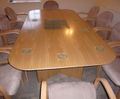 Mayfair table with glass insert