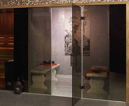 Bella tadelakt plaster finished steam room