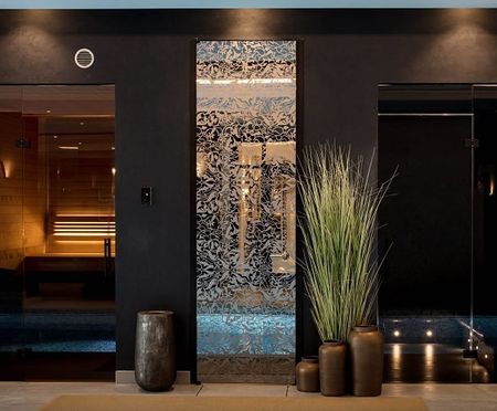 Poolside sauna and steam room for luxury private home | Drom UK | ESI  Interior Design