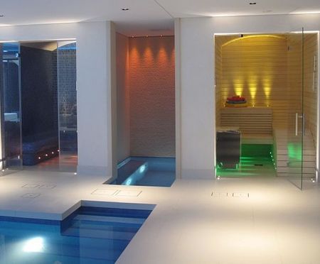 Sauna and steam room for luxurious residential spa | Drom UK | ESI Interior  Design