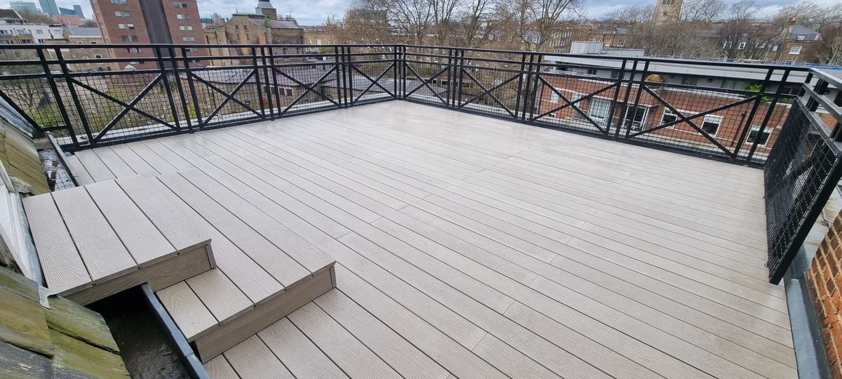 Images for Decking installed on roof terrace of luxury apartment