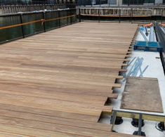DPH pedestal system for K1 and K2, Wood Wharf, London