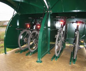 Streetstore cycle locker installed for Tate Modern
