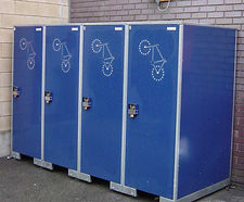 BikeAway Locker - steel vertical bike locker