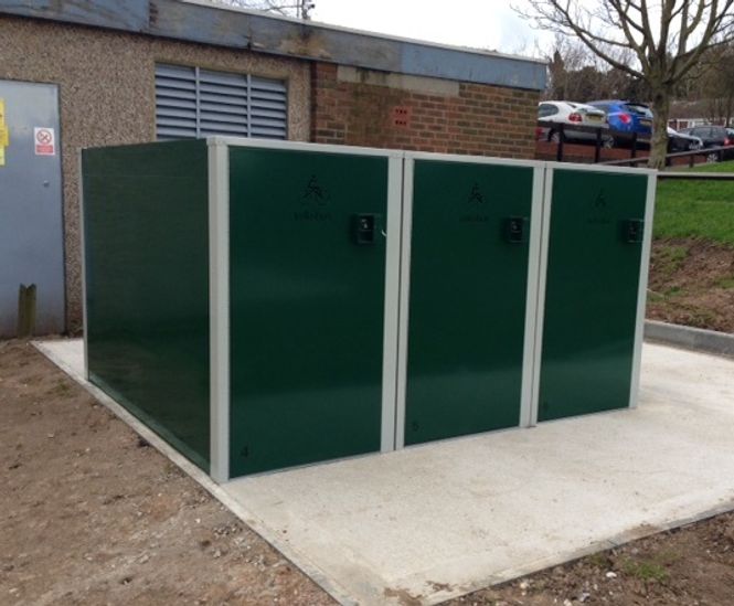 More cycle lockers installed by Reading Borough Council