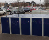 Colour-coded cycle lockers - Cambridge Park & Ride sites - on this page