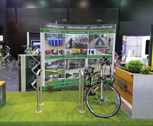 Velo-Parklets - modular steel bike parking and planter for streets