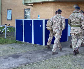 Double-Sided Velo-Box for Rok Barracks, Woodbridge