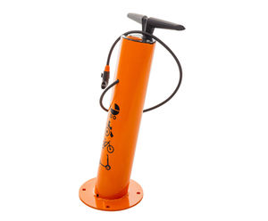 Bike Pump Station - steel tyre inflator for outdoor spaces