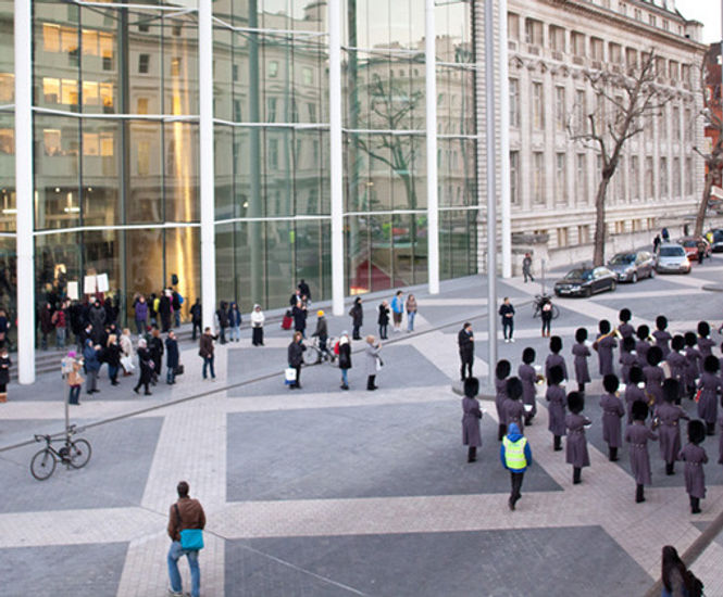 Mortar and specifications for Exhibition Road, London