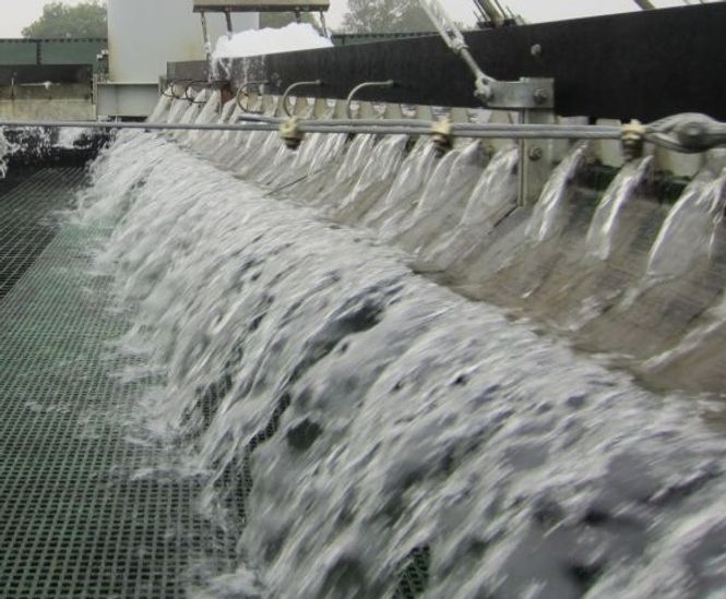 Trickling filters reduce ammonia level for Severn Trent