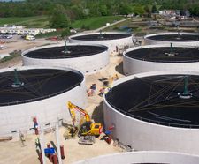 BIOdek™ cross flow media for sewage treatment works