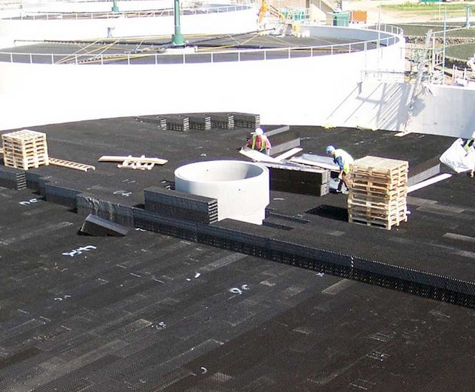 Largest trickling filter project has low carbon rating