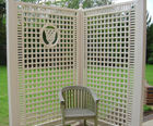 Decorative PEFC trellis units with lasercut motifs