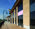 ArborClad Thermo-D thermally-treated Redwood cladding