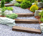 European oak sleepers for landscaping projects